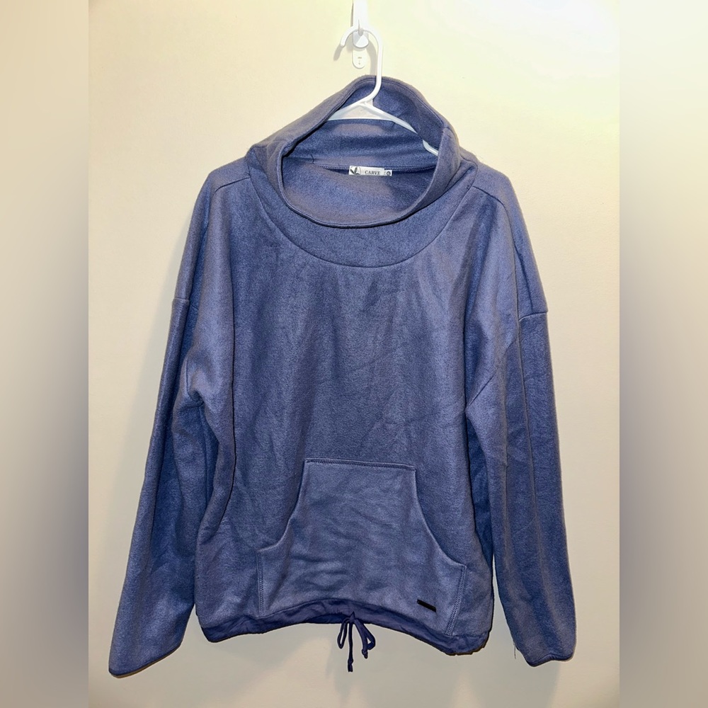 Carve design cowl neck